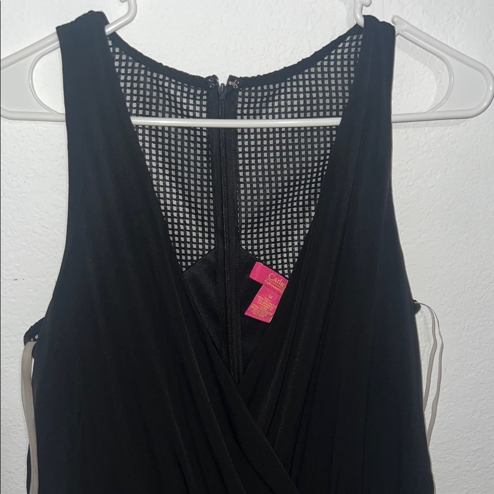 Calvin Klein Black Mesh Back Jumpsuit